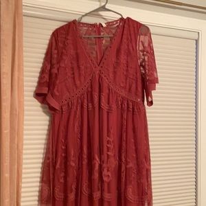 NWT Pinkblush maternity lace dress